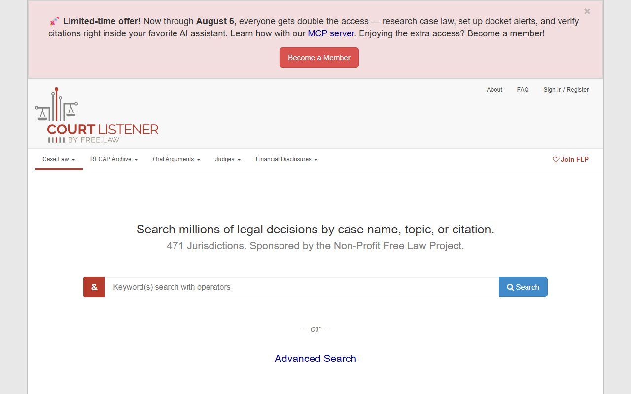 Whitfield County criminal court records CourtListener federal docket alternative