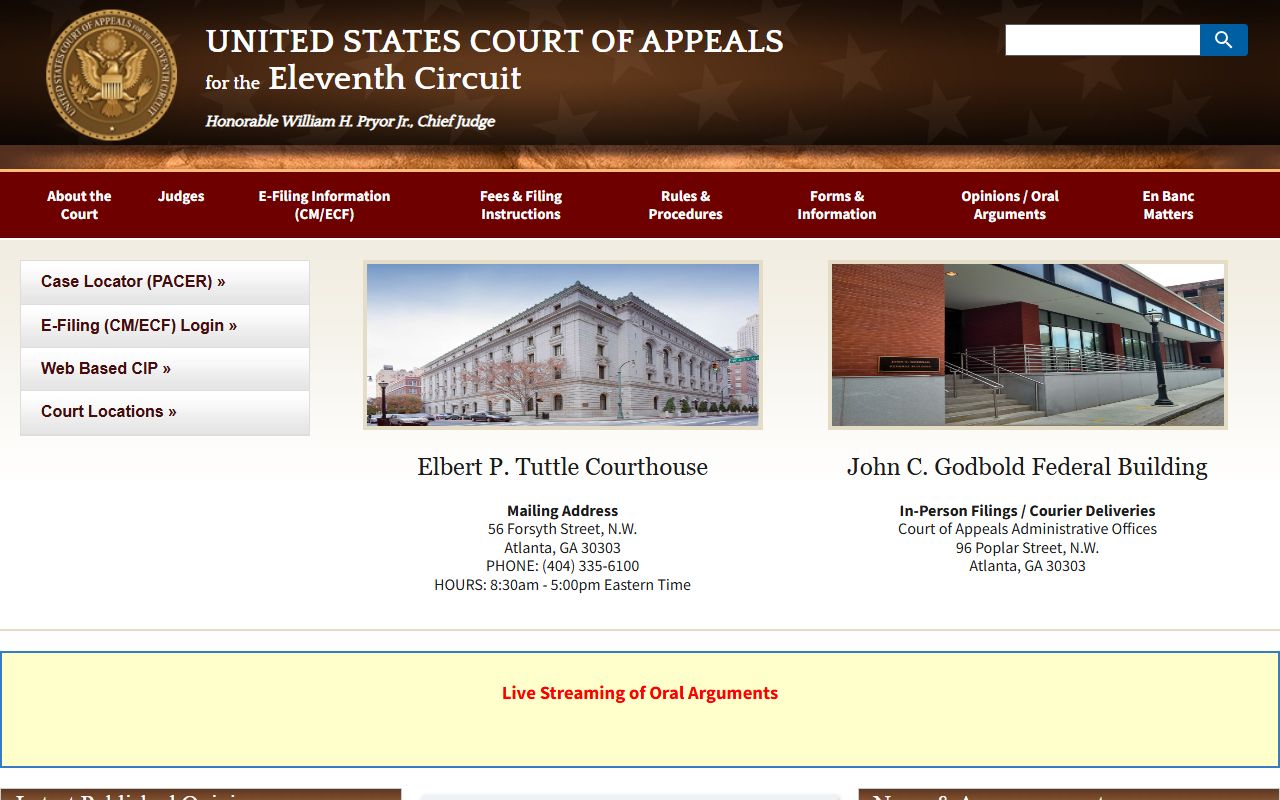 Whitfield County Superior Court records federal appellate court context